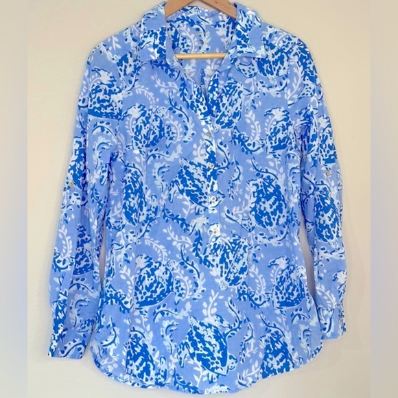 Lilly Pulitzer Captiva Tunic Size S - Picture 1 of 6